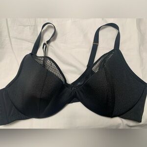 Lightly Lined Balconette bra with fishnet